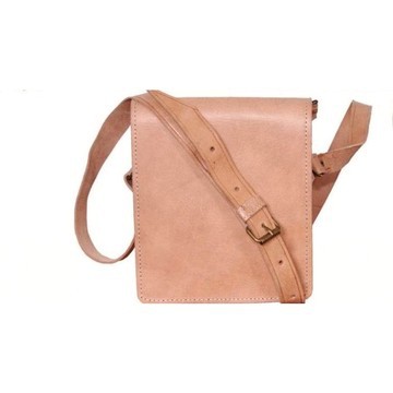 sac à bandoulière vrai cuir beige