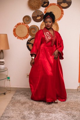 Boubou Kandia rouge