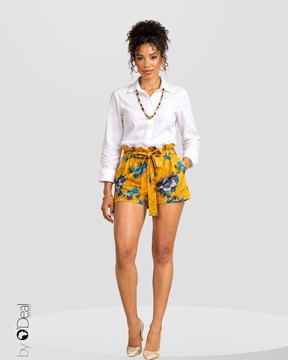 Short en wax zvec ceinture