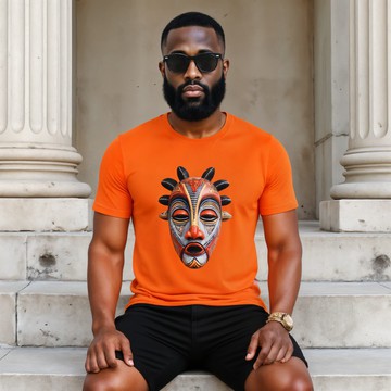 Unisex T-shirt - "Multicolored Mask"