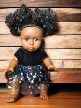 12 inch African American Doll // African Doll: Raima Doll