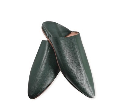 Babouche en cuir original fait main