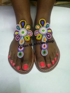 African women maasai fashion sandals