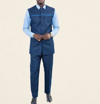 Two-piece men's shirts men's kaftan