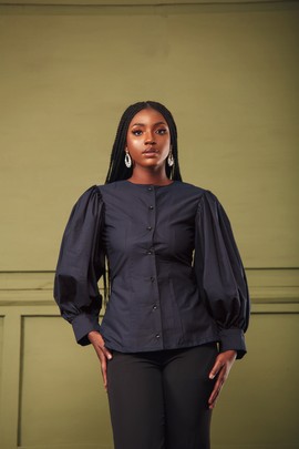 FIONA BLOUSE BLACK