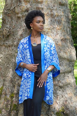 Kimono mousseline de soie