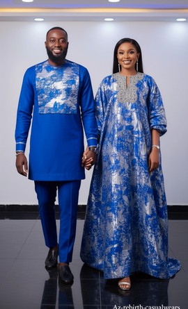Blues couple dresses