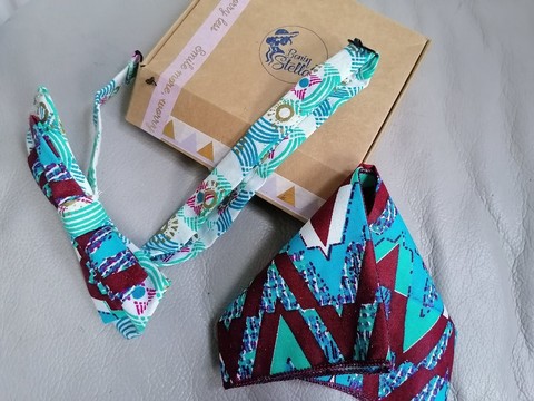 Bow tie + pocket handkerchief woodin 002