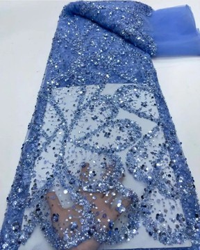 Beaded lace, fabric for wedding, lace for wedding dress, lace   (5 yards )