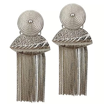 Earrings "Aminata" / African silver earing