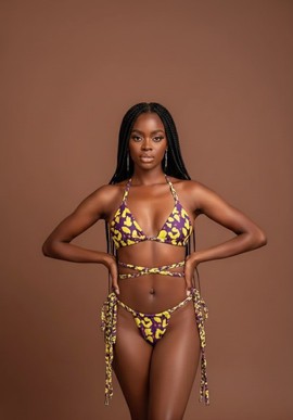 Stylish Animal Print Bikini Set