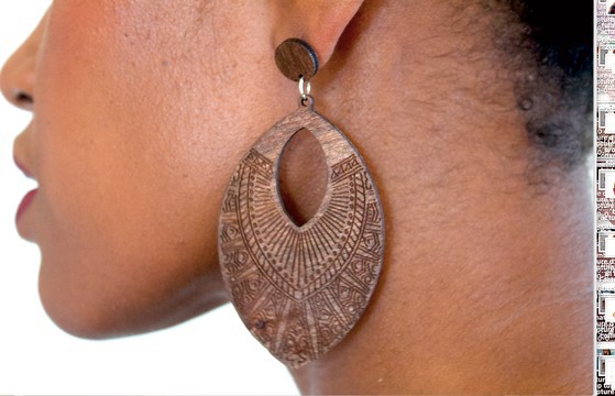 Boucles d'oreilles " COUNDA"