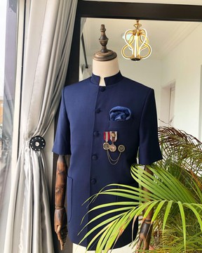 Navy Blue French Suit