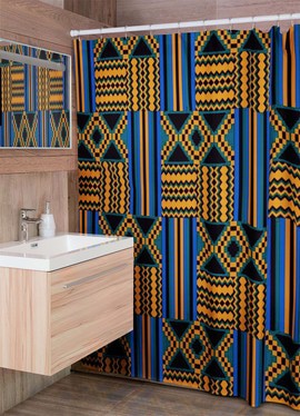 Cultural Unique Bath Mat White and Black Bathroom Rug (LARGER SIZES AVAILABLE)