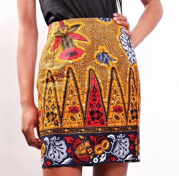 mini jupe ankara body con