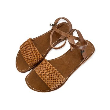 Sandale en cuir véritable haute qualité fait main mode femme