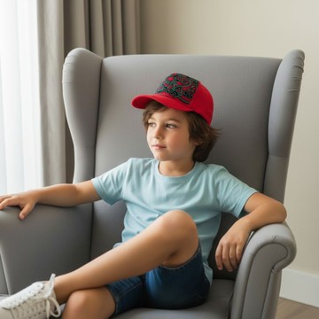 Casquette enfants en wax (2-12 ans)