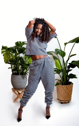 Ankara Crop top and joggers| Gifts For Her| African crop Top And Joggers