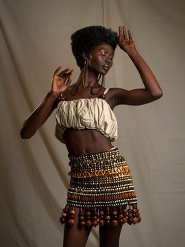 Eri Beaded Two-Piece Set
