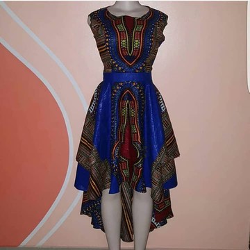 Robe longue imprimée africaine Obioma