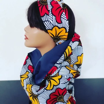 Neck warmer / double wrap scarf / snood
