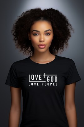 T-shirt - "Love God, Love people"