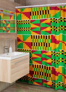 Cultural Unique Bath Mat White and Black Bathroom Rug (LARGER SIZES AVAILABLE)