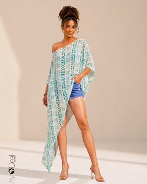 Asymmetric Chiffon Tunic