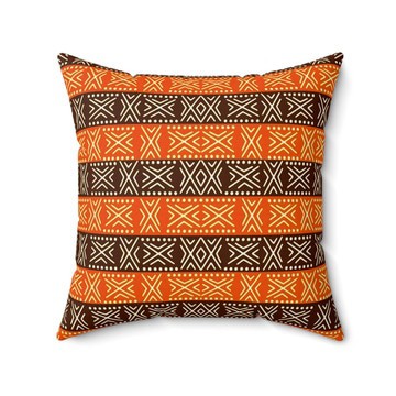 (2 Sets) - African Mud Cloth Pillow Cover | Tribal Decoration (MORE SIZES AVAILABLE)