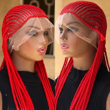 Full lace wig,40inches cornrows