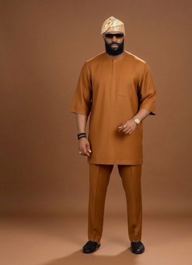 Golden Hour — Luxury Yoruba Agbada