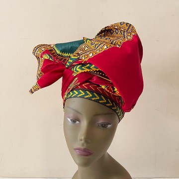 African Print Ankara Multicolor Dashiki Colorful Cotton Headwrap