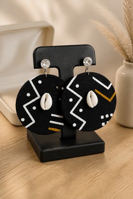 Boucle s d’oreilles Cauri Bohème
