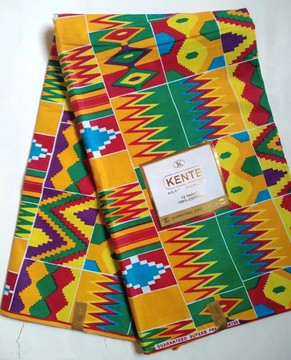 Kente Wax Fabric 6 yards/African Fashion/ African fabric/ African dress