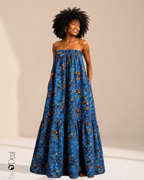 Robe longue épaules dénudées