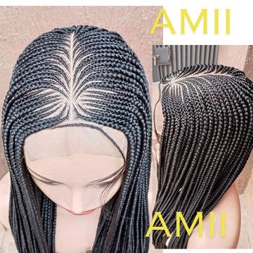 Braided Wig,. Cornrow Braid wig, Braids wig , Ket cornrow. Wig for black women
