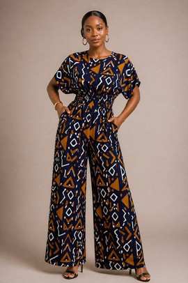 Combinaison smockée – Style bohème moderne