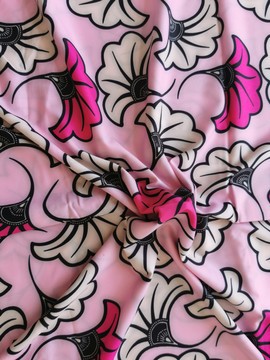 African wax fabric fluid satin fabric