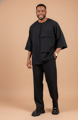 African Wedding Suit | Senator Suit | Dashiki Shirt | Men’s Kaftan