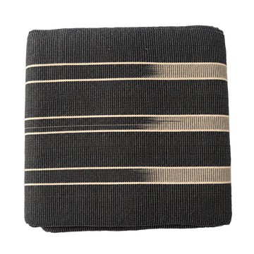 Faso Danfani authentique – Tissu africain noir et crème tissé à la main