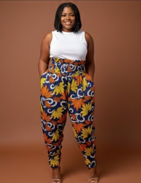 Stylish Floral Print Jogger Pants