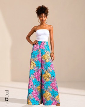 Pantajupe taille haute en wax