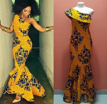 Tima African Print Maxi Dress