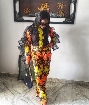 Beautiful African Woman Two-Piece Set|Women's Clothing|Wedding/Special occasions