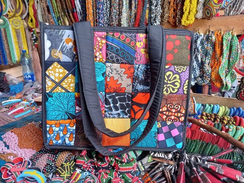 Ankara bag, kitenge bag, travel bag, laptop bag
