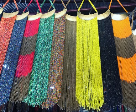 Colliers en gros / collier déclaration / collier africain / bijoux africains / perles zoulou / collier de perles