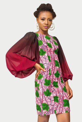 African Print dress, Ankara dress,  African Womens Clothing, Fitted dress, Sheath dress