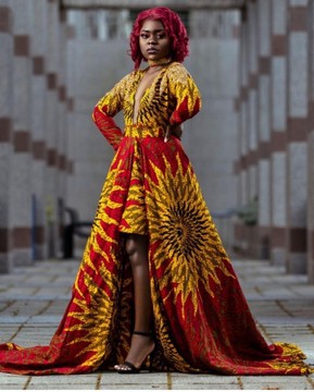 Robe longue imprimée Ankara, robe de bal africaine, vêtements pour femmes Ankara, robes africaines