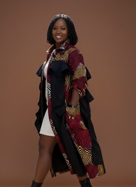 Cool Patterned Kimono Coat