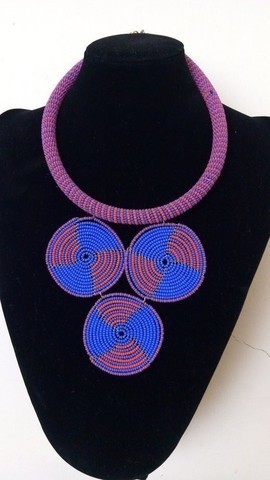 African beaded necklace, Masai beaded necklace, Christmas gift for mom, Tribal necklace